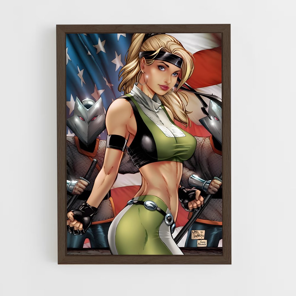 Poster Sonya Blade : L'Héroïne des Combats – affiche Mortal kombat (vue 5)
